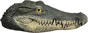 Perfk Alligator Head Decoy Pond Float Giant Look Decoy Water Floating decoration for head Drives Ducks, style 2