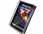 Common chondrite meteorite - story box - space moon asteroid science & education
