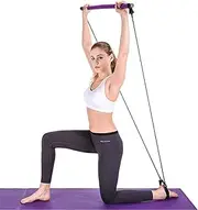 Portable Pilates Stretch Rope Gym Stick Yoga Exercise Bars Pilates Trainer Tool/2046