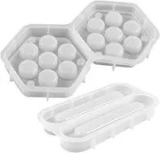 FELTECHELECTR Make Your Own Dice Cases with 2 Pack of Silicone Dice Box Molds for Epoxy Resin Casting Storage