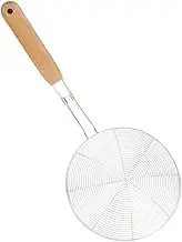 1pc Stainless Steel Strainer Slotted Scoop Kitchen Spider Strainer Handle Easy to Clean