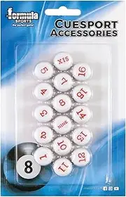 Formula Sports Kelly Pool Replacement Plastic Marbles, Red, 903001