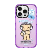 iPhone 16 Pro Impact Case Butter listening to music