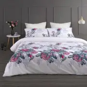Onkaparinga Waratah Quilt Cover Set - Queen
