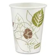 Dixie 2338WS Pathways 8 oz. Paper Hot Cups (25/Bag, 20 Bags/CT) New