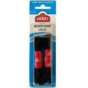 Smart Smart Shoe Laces Black 69cm 2 pack