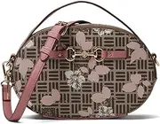 [Anne Klein] Oval Crossbody with Floral Overlay