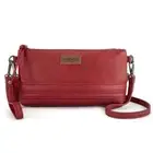 Wrangler Women’s Burgundy/Red Wristlet/Wallet/Clutch Purse with Extension Strap