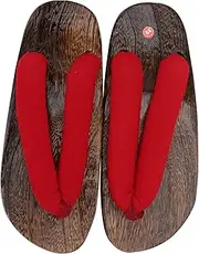 [Holibanna] Japanese Wooden Clogs 1 Pair Traditional Sandals Shoes Cosplay Shoes Vintage Slippers for Women Men Kimono Yukata