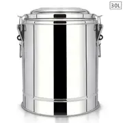 SOGA 30L Stainless Steel Insulated Stock Pot Hot & Cold Beverage Container