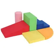 6-Piece Set Baby Foam Climbing Blocks for Toddlers - Baby Climbing Toys for T...