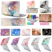 Marble Frosted Matte Hard Case+Keyboard Cover for 2016-2025 MacBook Air Pro13"