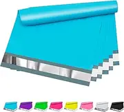 Vapulcio Poly Mailers 6x9 inch 100 Pcs, Blue Plastic Mailing Envelopes with 2.4mil Thickness, Waterproof and Tear-resistant Shipping Bags for Clothing, Tamper Proof Self-Seal Mailers Poly Bags