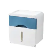 Wall-Mounted Tissue Box Organizer Napkin Holder Toilet Paper Wall Rack With Drawer Plastic Storage Box Stand For Napkins