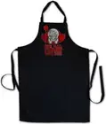 WE ALL FLOAT DOWN HERE BBQ COOKING APRON Clown Pennywise Stephen It King