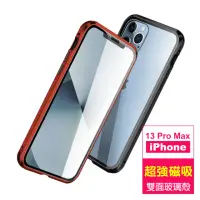 在飛比找momo購物網優惠-iPhone 13 Pro Max 6.7吋 金屬透明全包覆