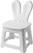 Kids Back Folding Stool,Kindergarten Learning Stools,Rabbit Shape Chair,Stepping Stool,Multifunctional Bathroom Stool,Stool with Carrying Handle,for Children