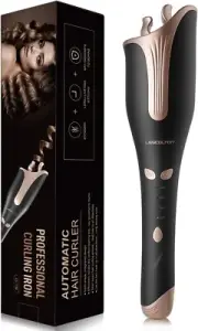 Automatic Curling Iron, Rotating Curling Wand Anti-Scald & Tangle-Free