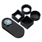 Pool Cue Chalk Holder Magnetic Pool Chalk Holder Portable Billiard Blue 1