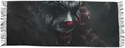 [XYMZR] Scary Clown Nose Lip Women’s Scarf Soft Warm Long Scarves Shawl Wrap for Winter Autumn Spring Travel Office Home, Multi-colored