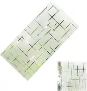 Frosted Glass Film for Windows & Doors - Self Static Cling Privacy Tint, Decorative Window Stickers, Ideal for Home Office & Rental Apartments, Easy Apply & Remove, 45x200cm