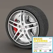 KABIS Rimblades Alloy Wheel Edge Ring Rim Protectors Tyres Tire Guard Rubber Moulding (Black, 1 Pack, 8M (314") Roll, Universal, Light Weight, Multiple vehicle types)