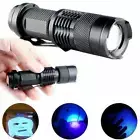 395nm LED High Powered UV Lamp Black Light Ultra Violet Flashlight Super Bright
