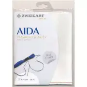 Zweigart Pre-cut Aida Cloth Fabric - 16 Count (48 x 36cm) - Choose Your Colour