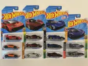 2022-2024 Hot Wheels Exoctics (Lot of 11) Lamborghini, Pagani, McLaren, Bugatti