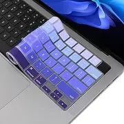Silicone Keyboard Cover Skin for 2024-2021 MacBook Air & Pro/Max with M3 M2 M1 Chip 15.3" 13.6" 14.2" 16.2 inches A3114 A3113 A2941 A2681 A2992 A2991 A2918 A2779 A2780 A2442 Protector Accessories