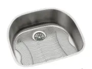 Elkay Harmony Lustertone Stainless Steel Single Basin Undermount Kitchen Sink