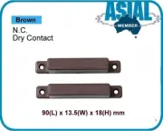 brown Window Door Magnetic Reed Switch Surface Mount Alarm Security System N/C