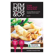 Organic Dim Sum and Co Crispy Peking Duck Spring Roll 300g – Fresh, healthy organic delivery | Doorstep Organics