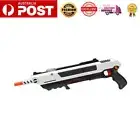 AU New Salt Power Mosquito Fly Bug Insect Salt Gun Pump Action Toy Black-White