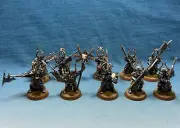 25mm Warhammer WGS painted Warriors of Chaos Chosen Command 10x WC059