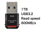 BUFFALO Ultra Compact Portable SSD Black 1TB USB3.2 Gen2 SSD-PST1.0U3-BA Sealed