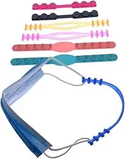 Mask Hook Hanger Set Pcs Silicone Bands Ear Rear Mask Hooks Adjust for Tightness for Running Hiking Random