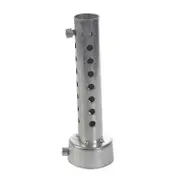 Silver Motorcycle Exhaust Can Muffler Insert Baffle DB 45mm x 140mm