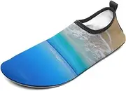 [BTCOWZRV] Water Shoes for Women Men Beach and Sea Water Sports Shoes Slip-on Breathable Lightweight Athletic Aqua Sock