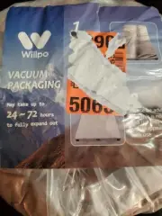 NEW Willpo Memory Foam Camping Mattress For Kids In Vacuum Sealed Bag