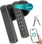 YOPOWER Smart Door Lock, Fingerprint Keyless Entry Biometric Lock for Home