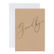 Hallmark Midi Colossal Goodbye Greeting Card - Gold Script