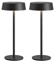 Modern Cordless Table Lamp Set of 2, Portable LED Desk Lamps, 5000mAh Battery...