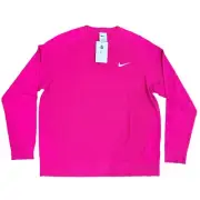 Nike Tiger Woods Fireberry Pink Golf Sweater, Size XXL NWT DR5291-615