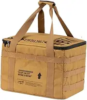 Eigell Camping Storage Bag Camping Lantern Carrying Bag with Handles Protection Gas Tank Bag Storage Case for Cooking Barbecue, Khaki