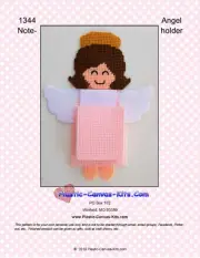 Angel Note Holder- Plastic Canvas Pattern or Kit