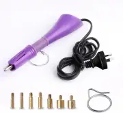 Applicator Wand Heat Gun for Hot Fix Rhinestone Crystal Tool (Purple)
