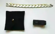 Silver Gold Titanium Fully Magnetic Therapy Health Bracelet Chronic Pain Relief