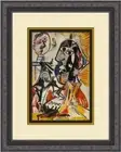 Pablo Picasso Large Heads Custom Framed Print