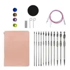 3mm-10.0mm Tunisian Crochet Hook Set Interchangeable Crochet Hook for Knitting